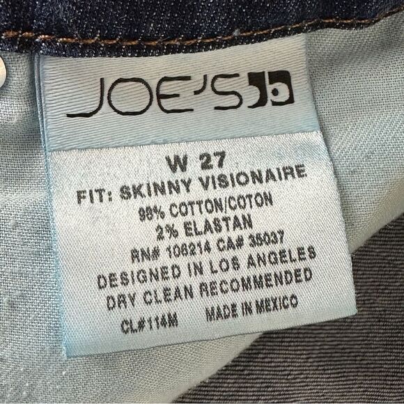 Joe’s Jeans Skinny Visionaire Faded Jeans 27 short - Picture 4 of 10